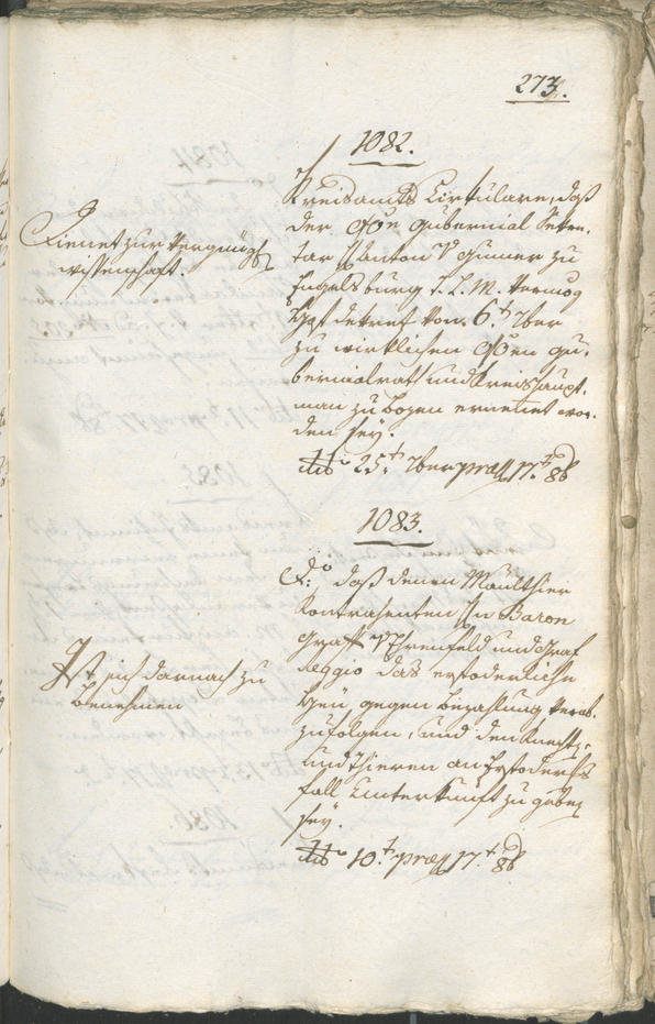 Civic Archives of Bozen-Bolzano - BOhisto Ratsprotokoll 1805 