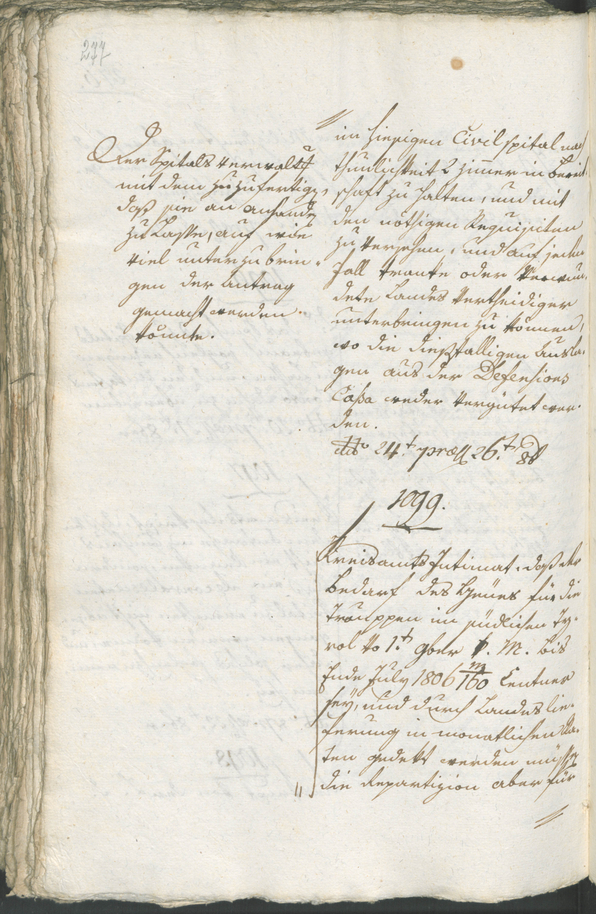 Civic Archives of Bozen-Bolzano - BOhisto Ratsprotokoll 1805 