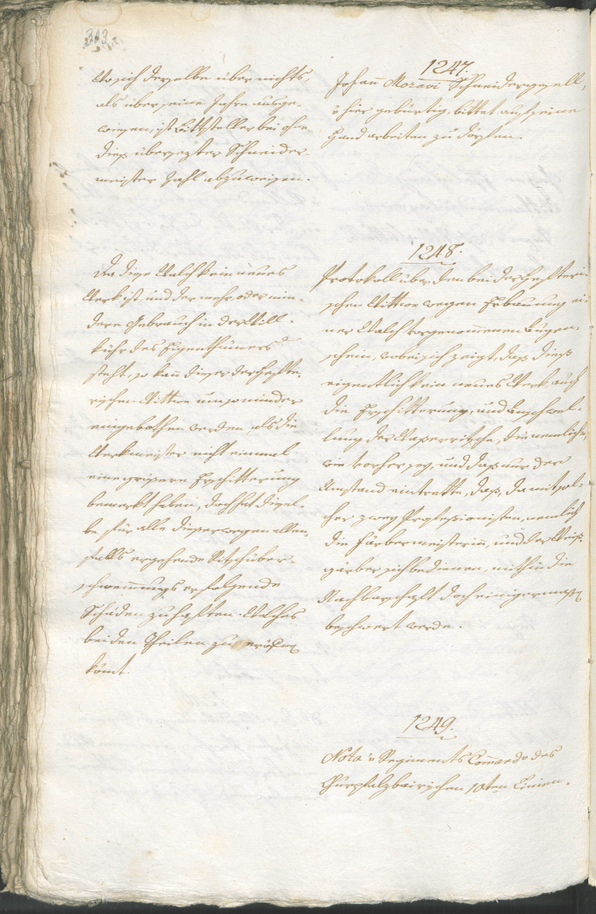 Civic Archives of Bozen-Bolzano - BOhisto Ratsprotokoll 1805 