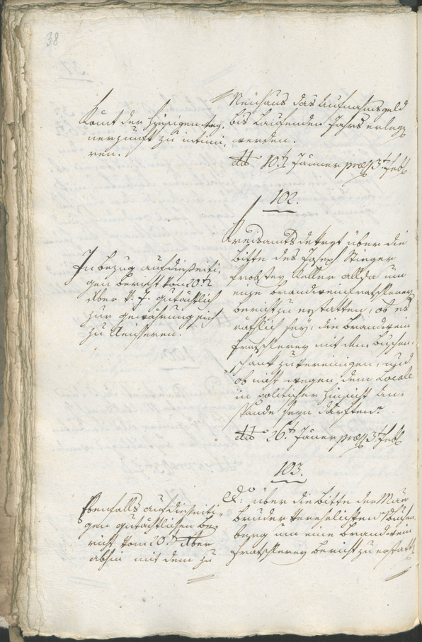 Civic Archives of Bozen-Bolzano - BOhisto Ratsprotokoll 1805 