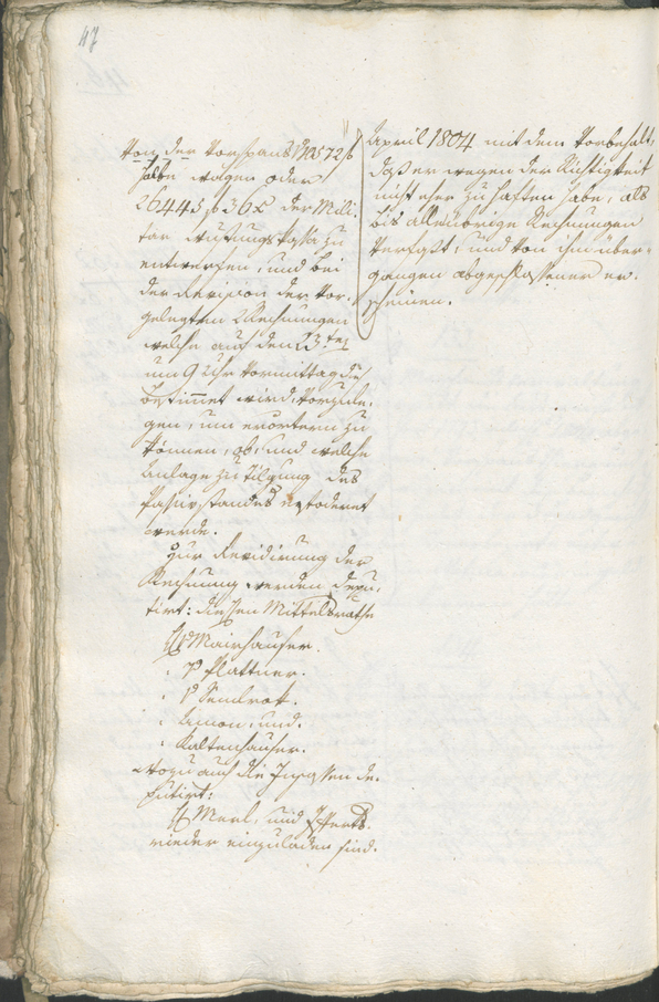 Civic Archives of Bozen-Bolzano - BOhisto Ratsprotokoll 1805 