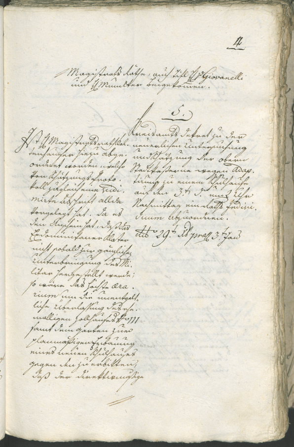 Civic Archives of Bozen-Bolzano - BOhisto Ratsprotokoll 1805 