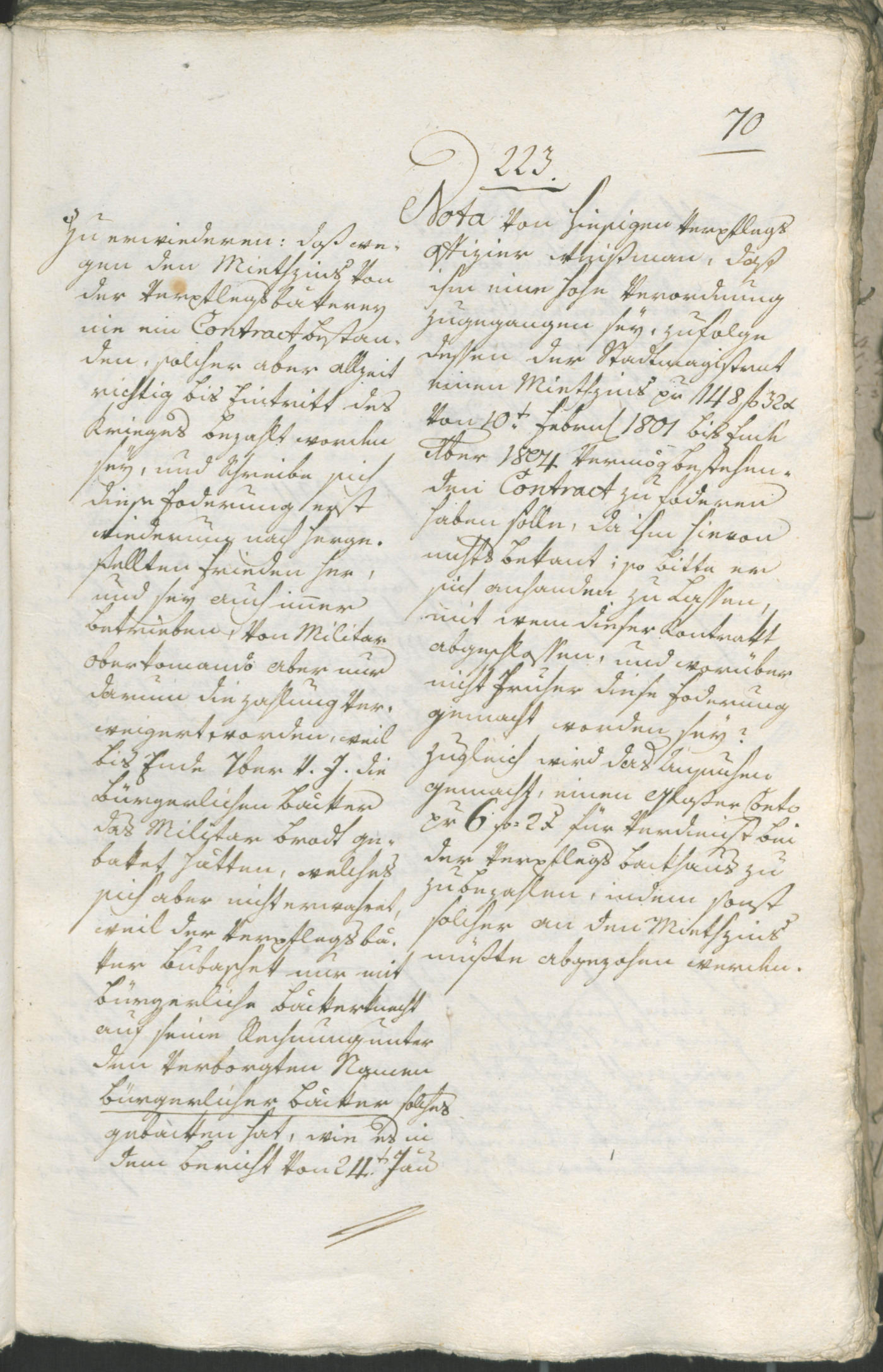 Stadtarchiv Bozen - BOhisto Ratsprotokoll 1805 