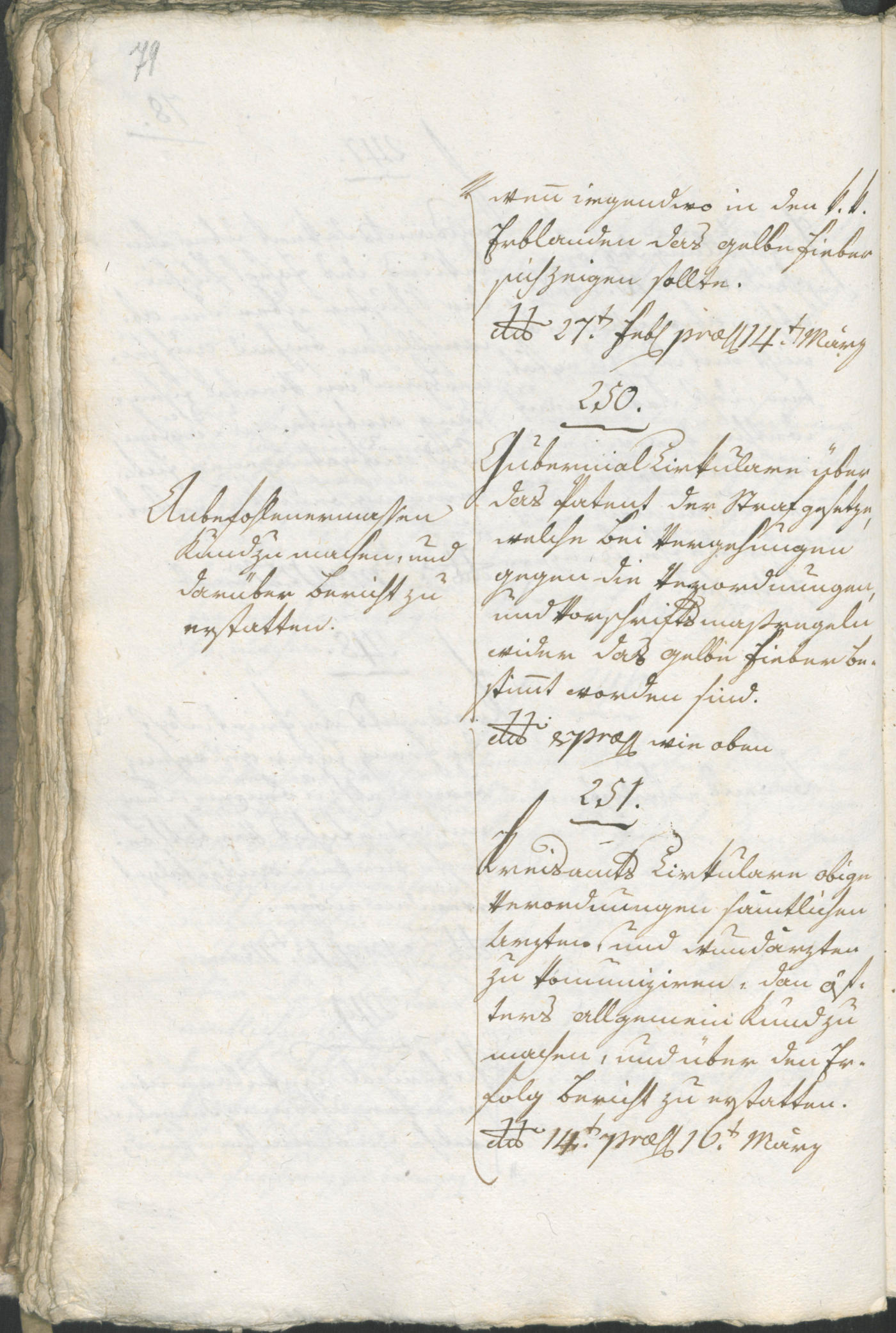 Stadtarchiv Bozen - BOhisto Ratsprotokoll 1805 