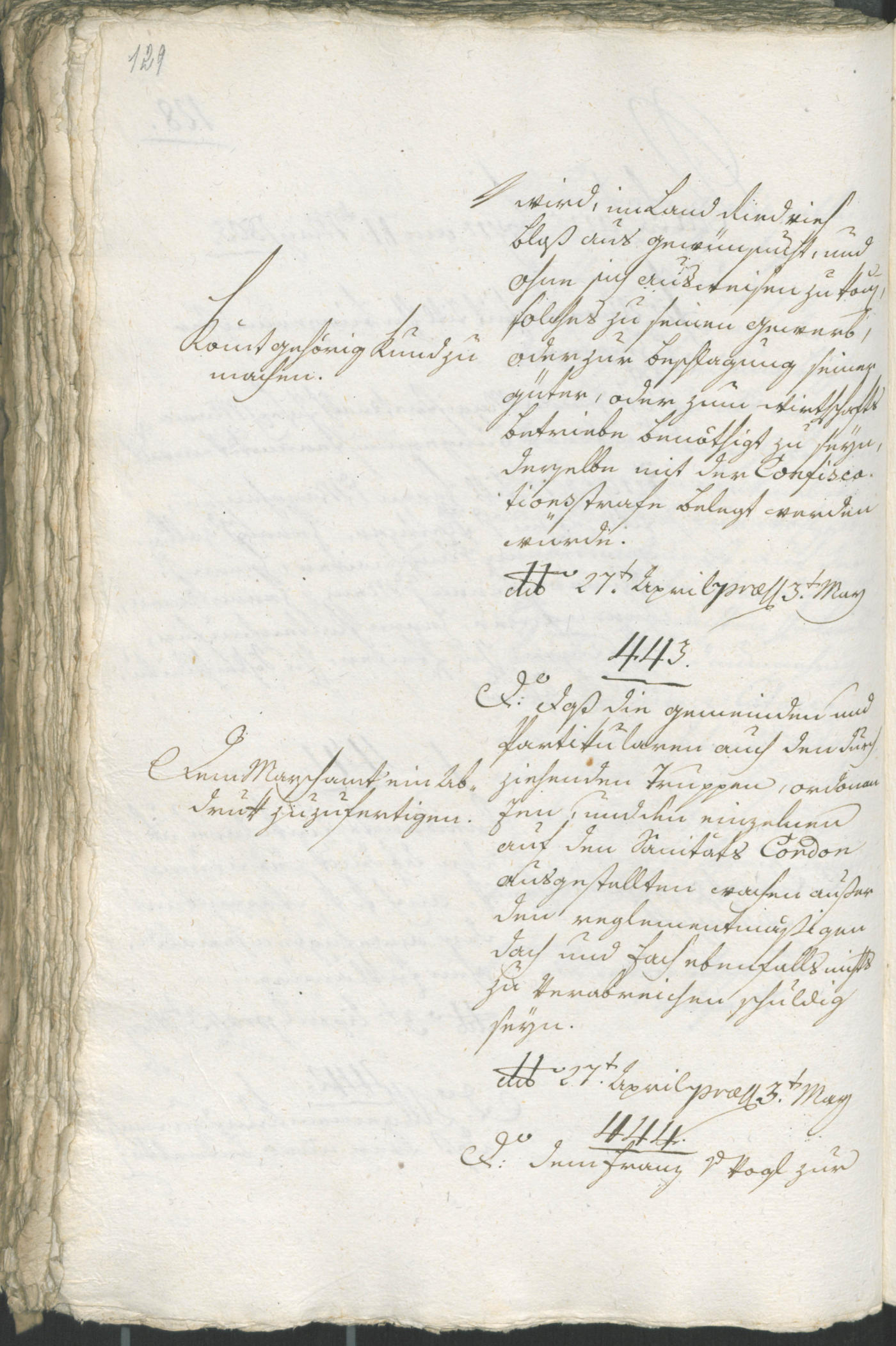 Stadtarchiv Bozen - BOhisto Ratsprotokoll 1805 