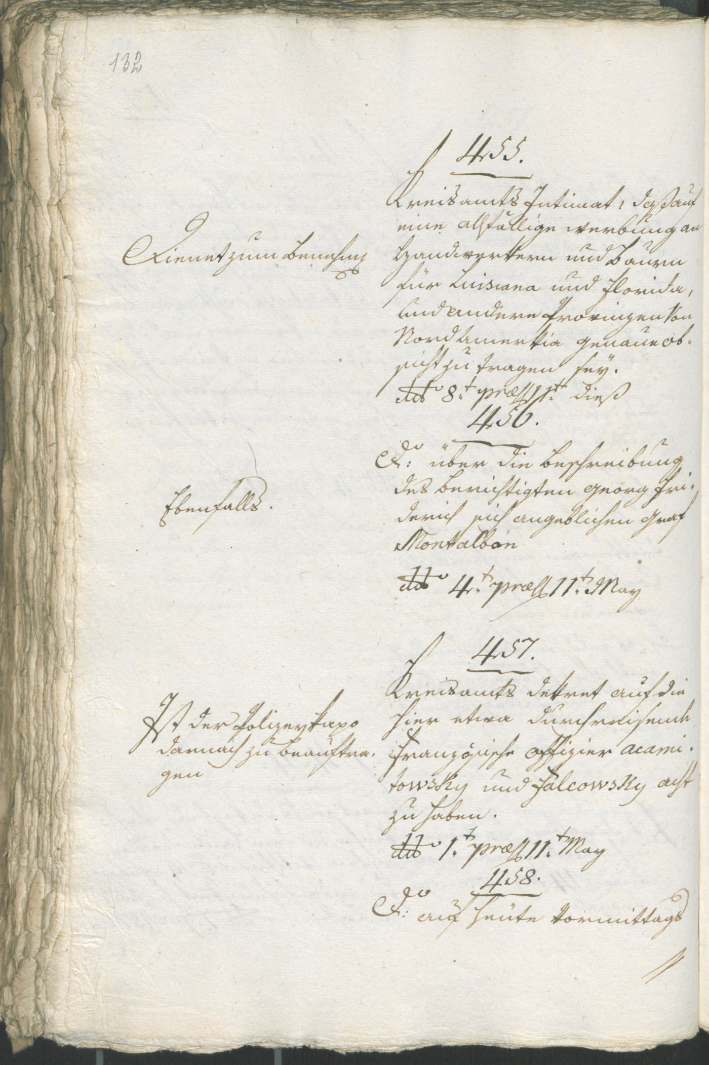 Stadtarchiv Bozen - BOhisto Ratsprotokoll 1805 