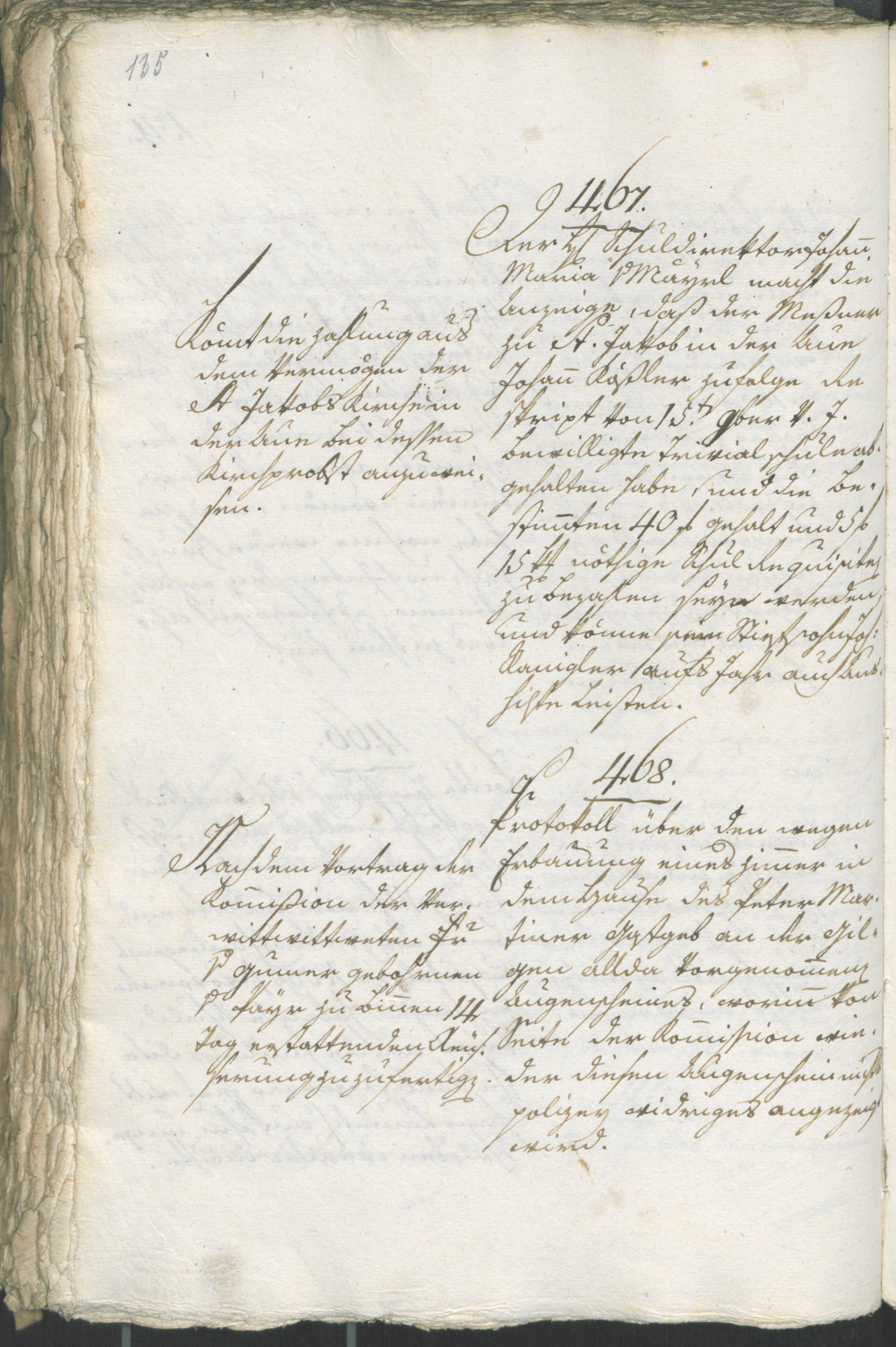 Stadtarchiv Bozen - BOhisto Ratsprotokoll 1805 