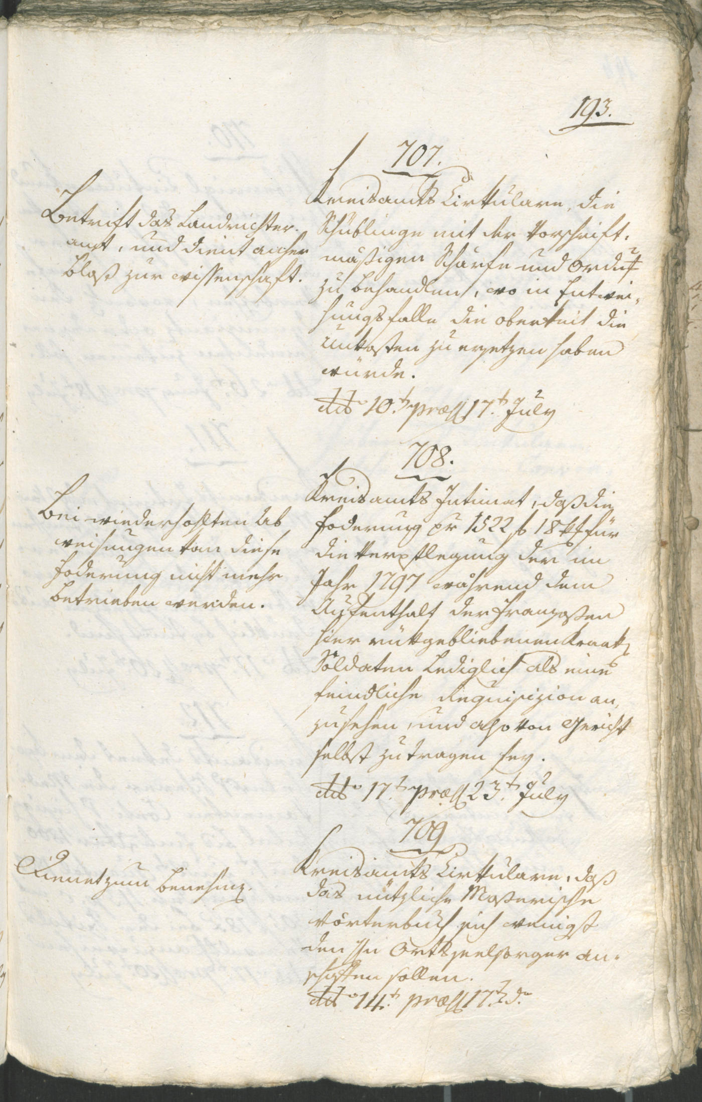 Civic Archives of Bozen-Bolzano - BOhisto Ratsprotokoll 1805 