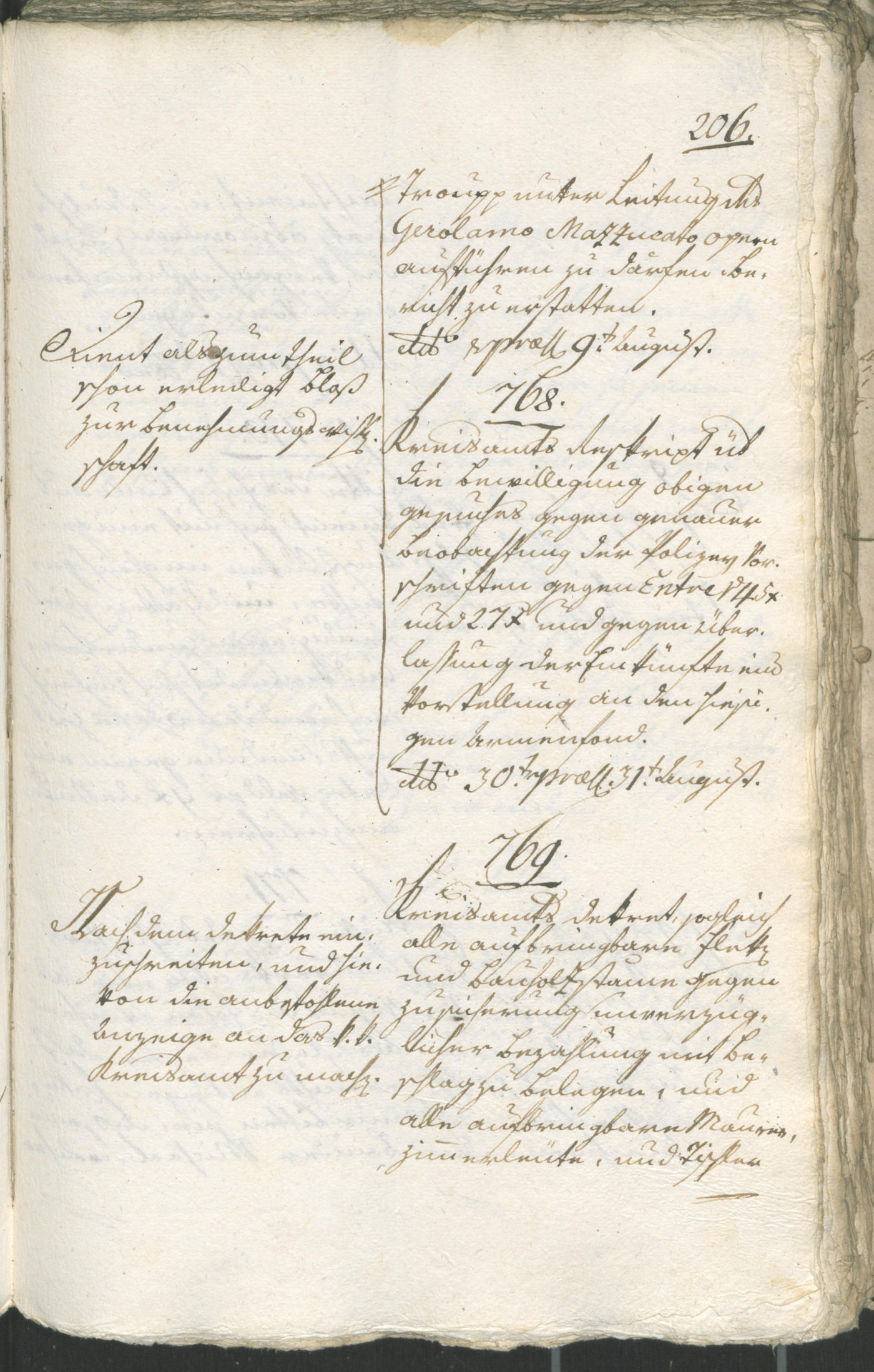 Civic Archives of Bozen-Bolzano - BOhisto Ratsprotokoll 1805 