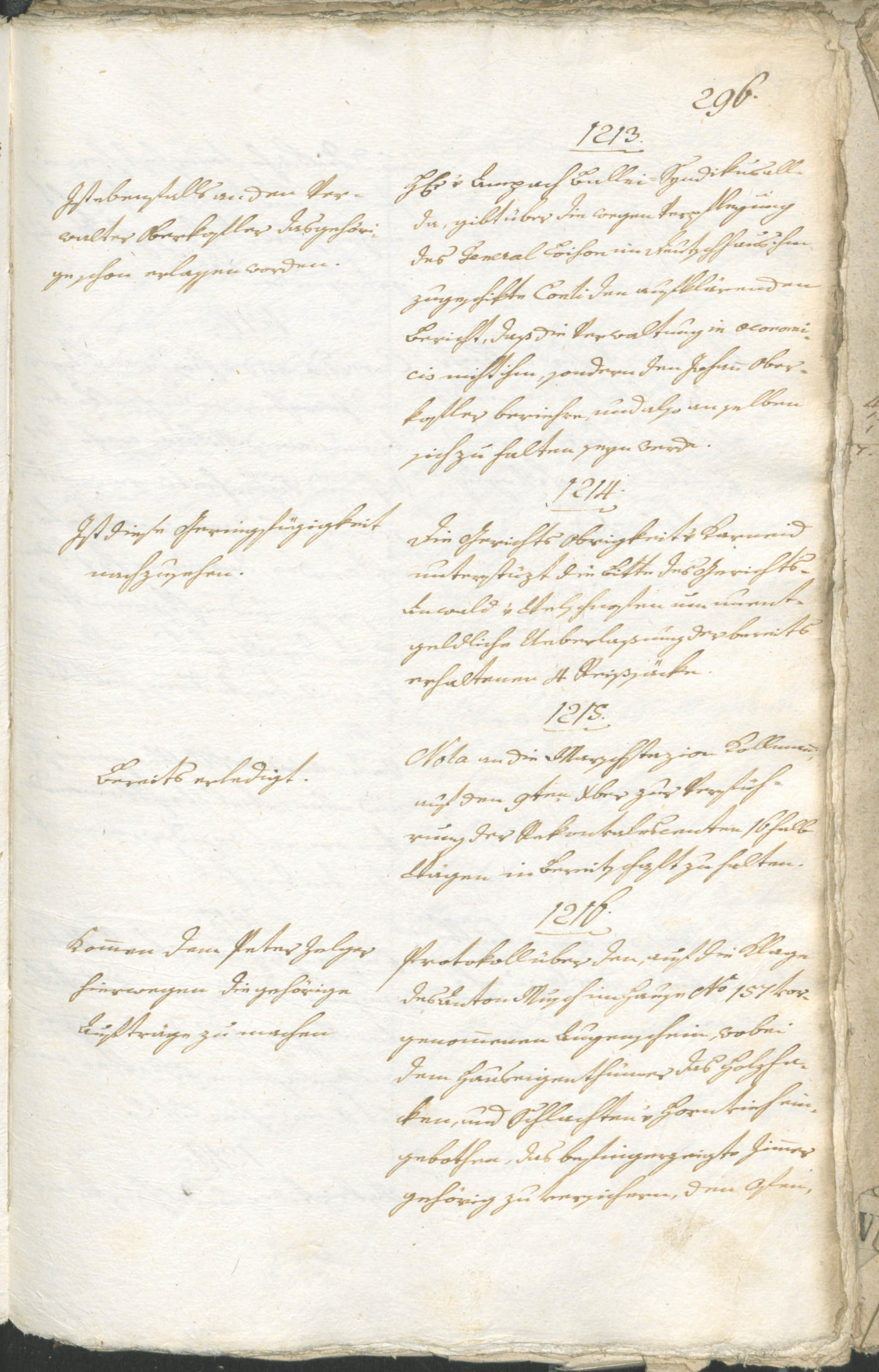 Stadtarchiv Bozen - BOhisto Ratsprotokoll 1805 