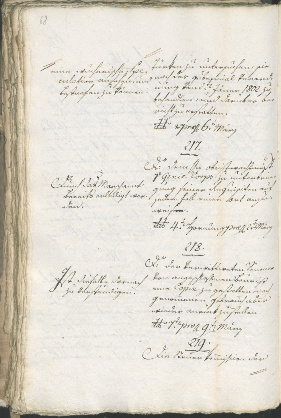 Civic Archives of Bozen-Bolzano - BOhisto Ratsprotokoll 1805 