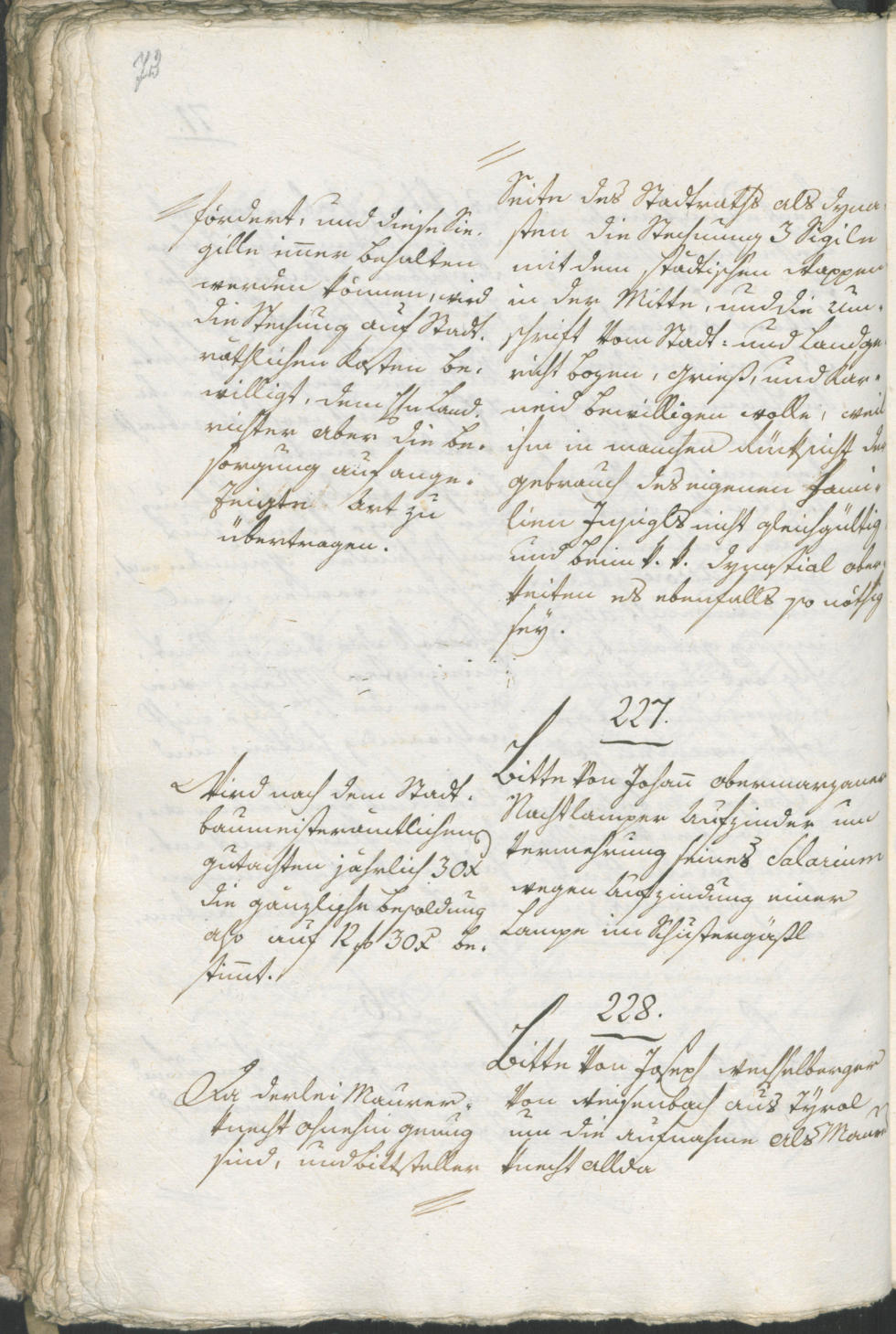 Stadtarchiv Bozen - BOhisto Ratsprotokoll 1805 