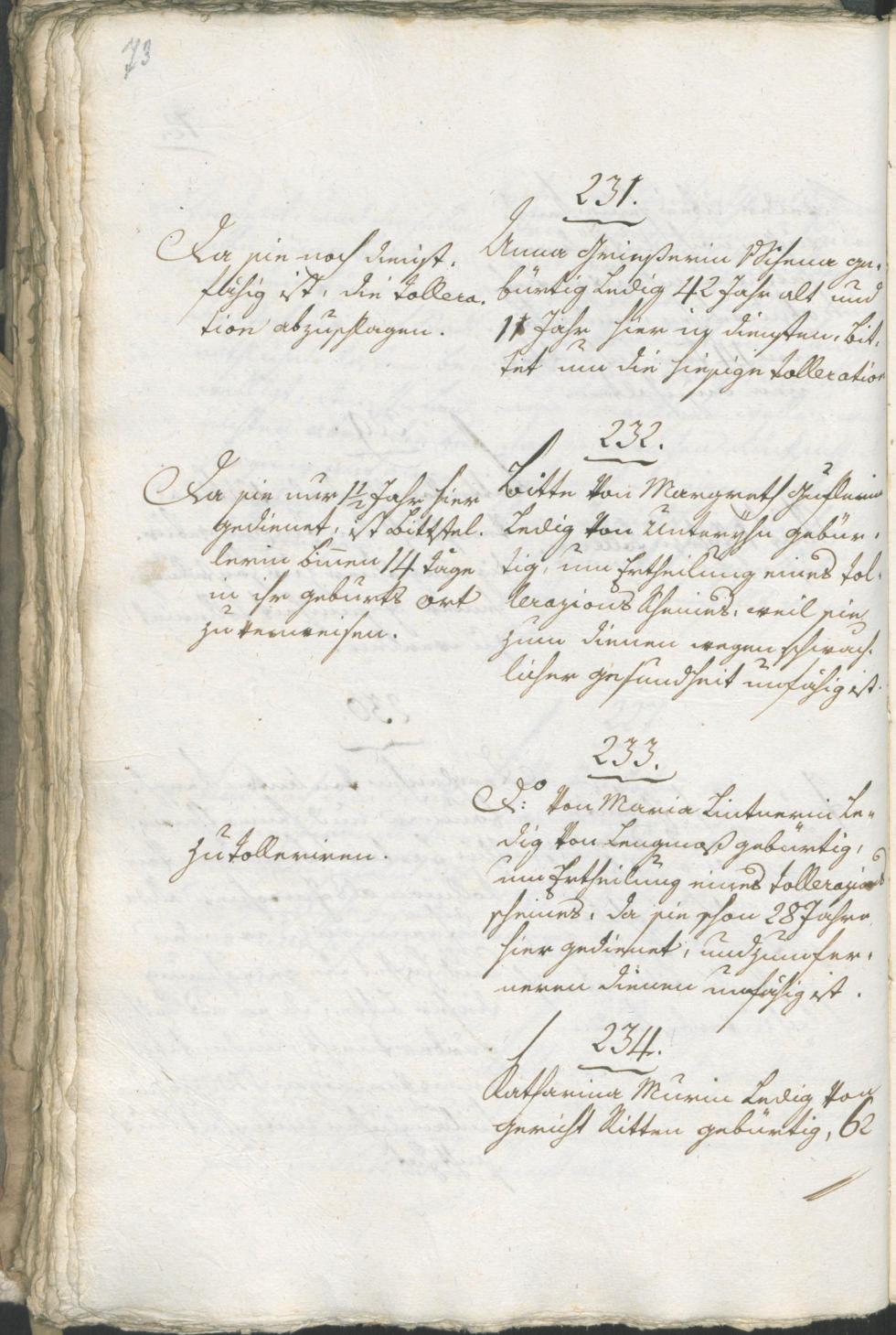 Stadtarchiv Bozen - BOhisto Ratsprotokoll 1805 