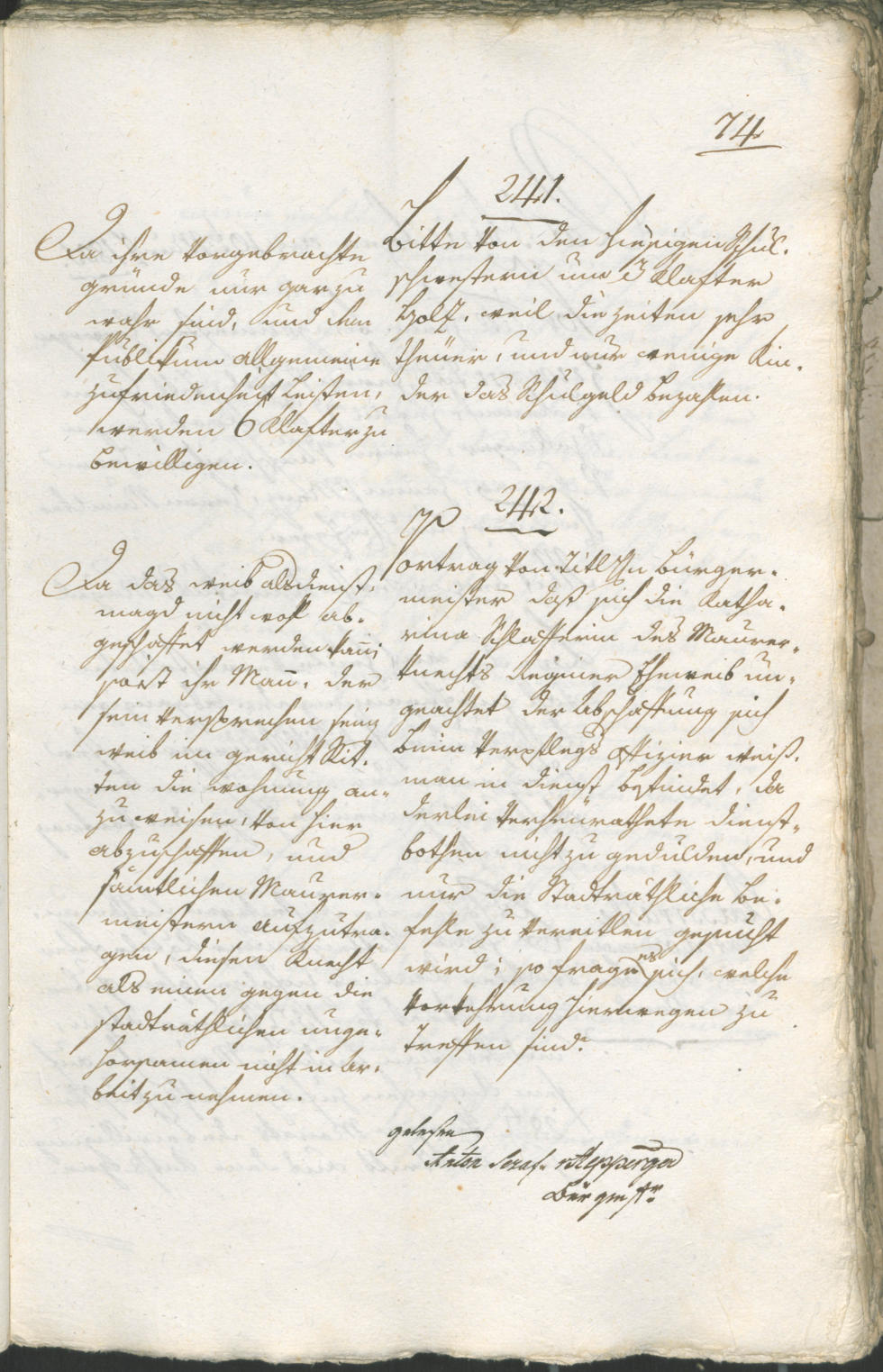 Stadtarchiv Bozen - BOhisto Ratsprotokoll 1805 