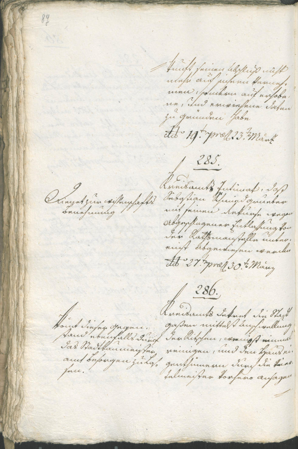 Civic Archives of Bozen-Bolzano - BOhisto Ratsprotokoll 1805 