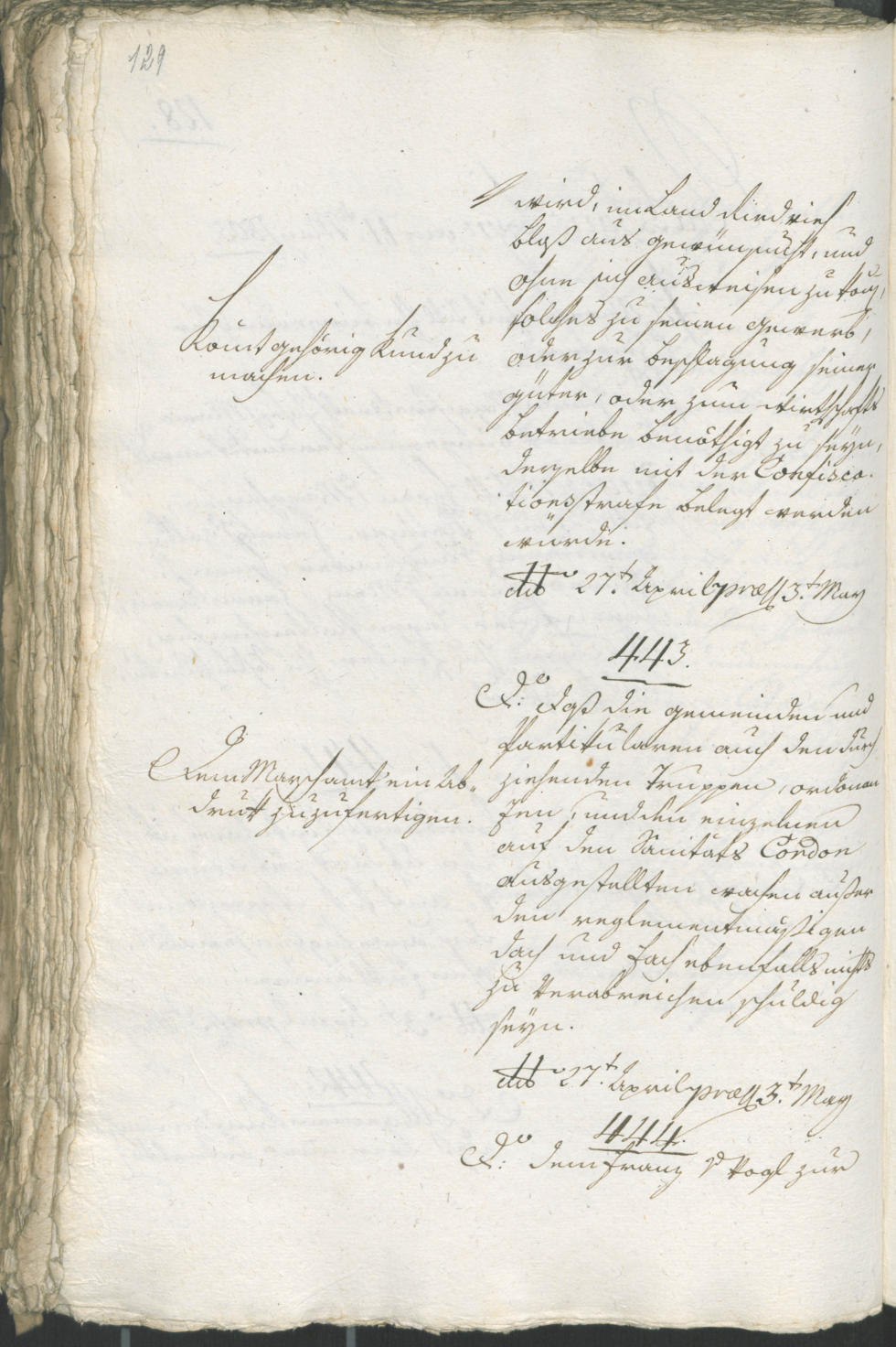 Stadtarchiv Bozen - BOhisto Ratsprotokoll 1805 