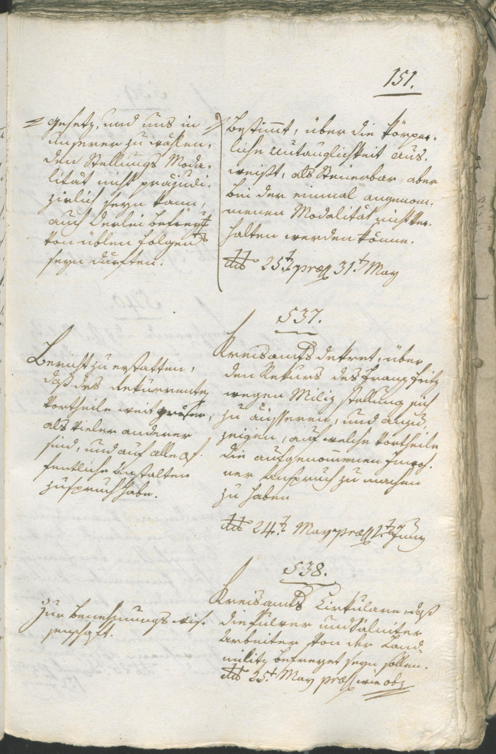 Civic Archives of Bozen-Bolzano - BOhisto Ratsprotokoll 1805 