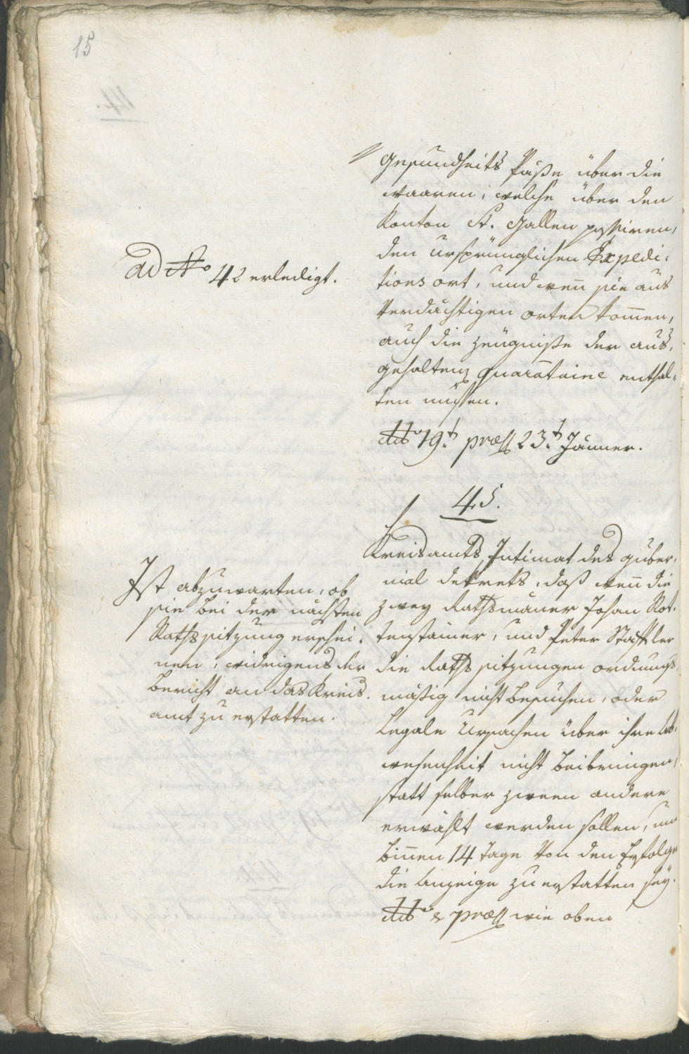 Civic Archives of Bozen-Bolzano - BOhisto Ratsprotokoll 1805 