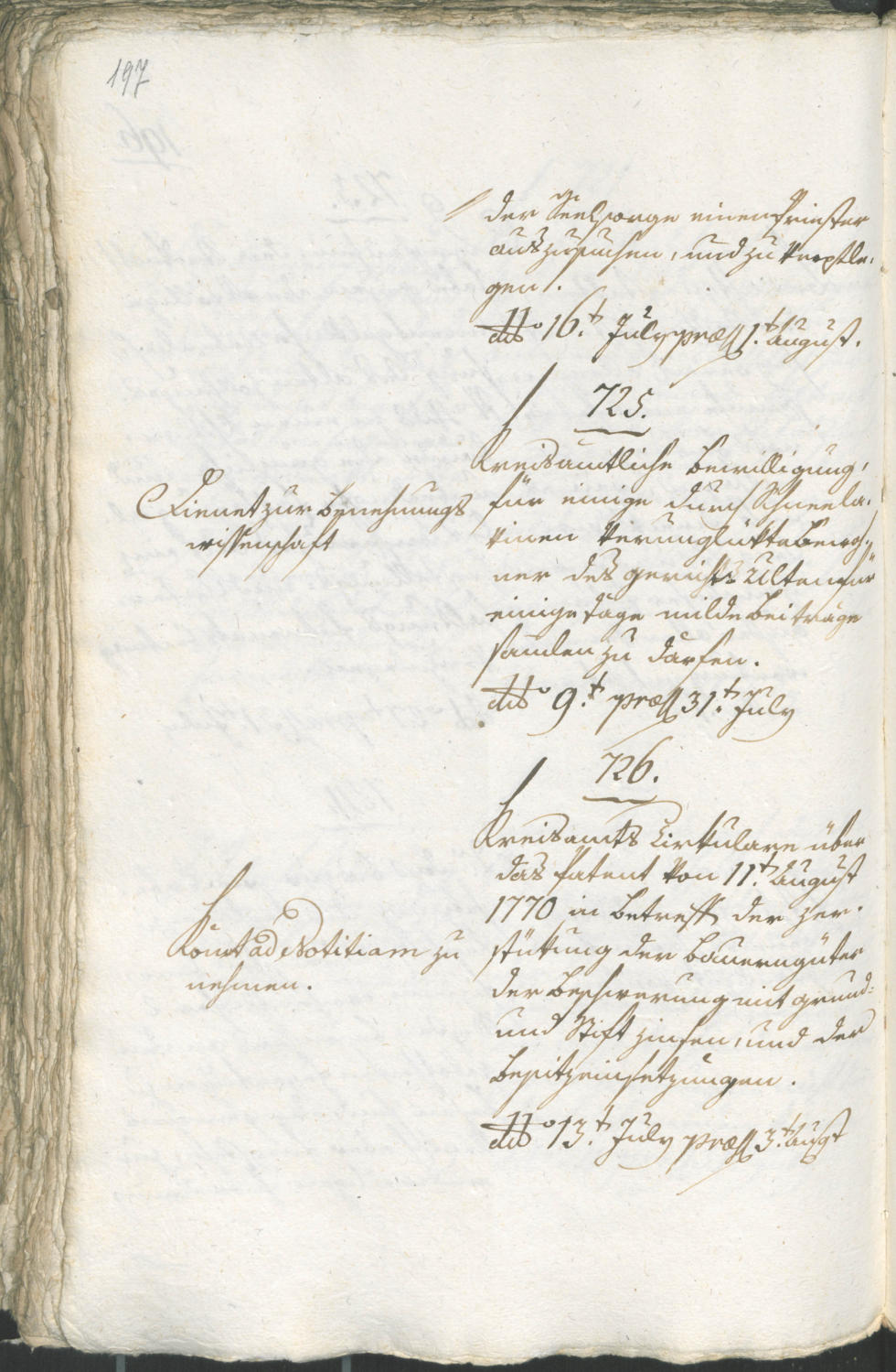 Civic Archives of Bozen-Bolzano - BOhisto Ratsprotokoll 1805 