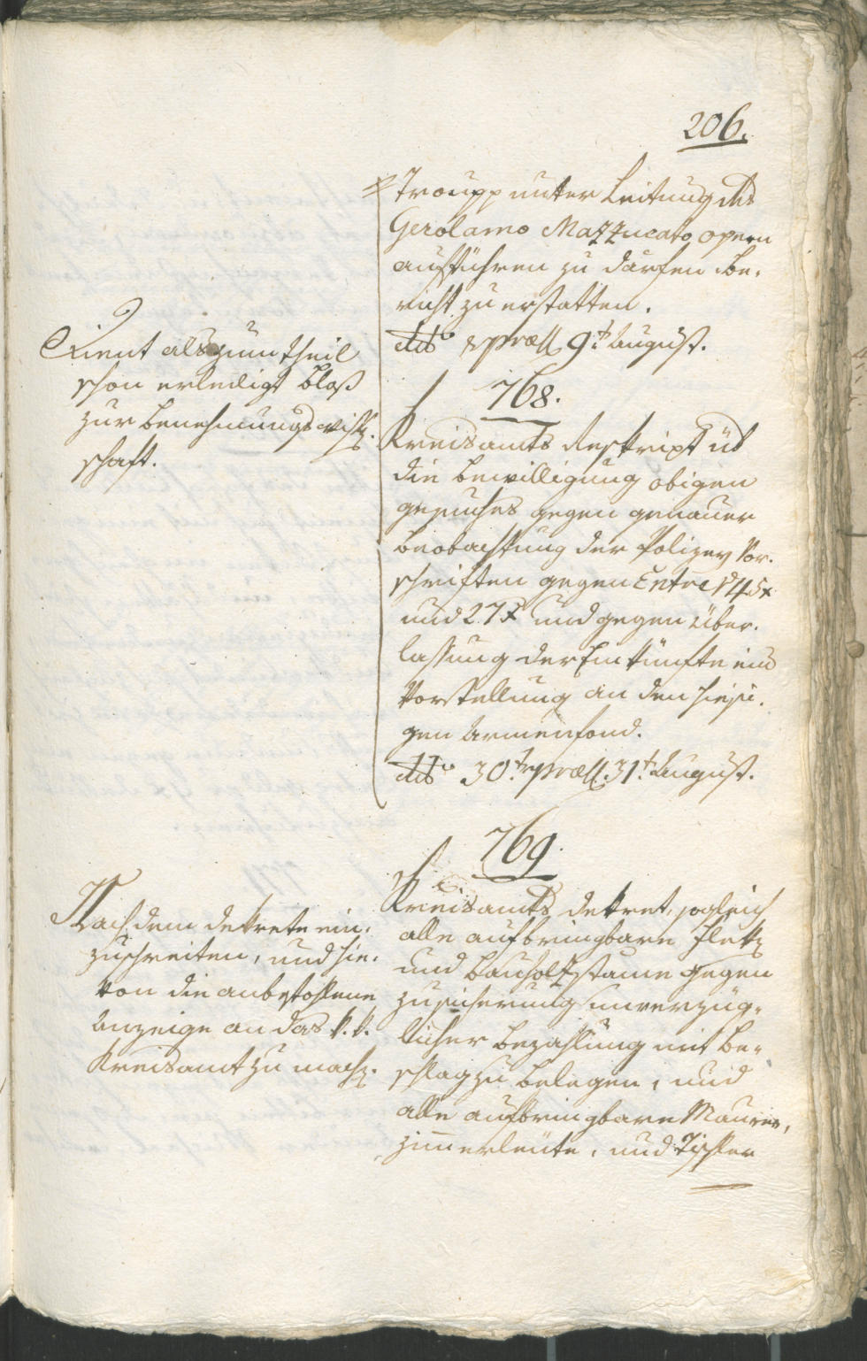 Civic Archives of Bozen-Bolzano - BOhisto Ratsprotokoll 1805 