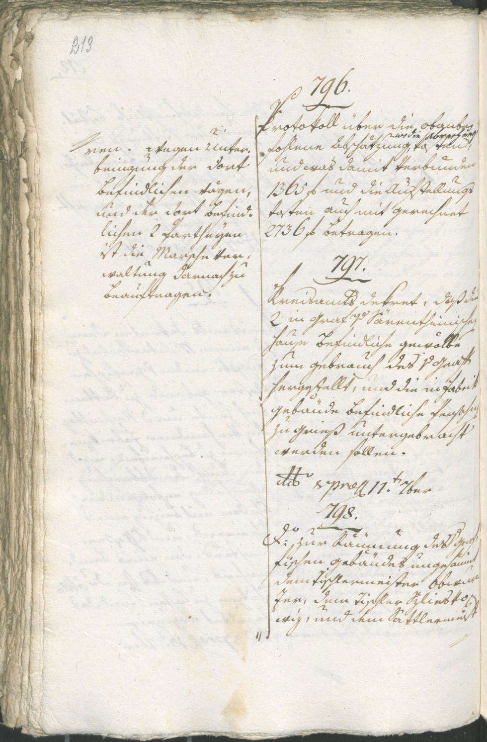 Civic Archives of Bozen-Bolzano - BOhisto Ratsprotokoll 1805 