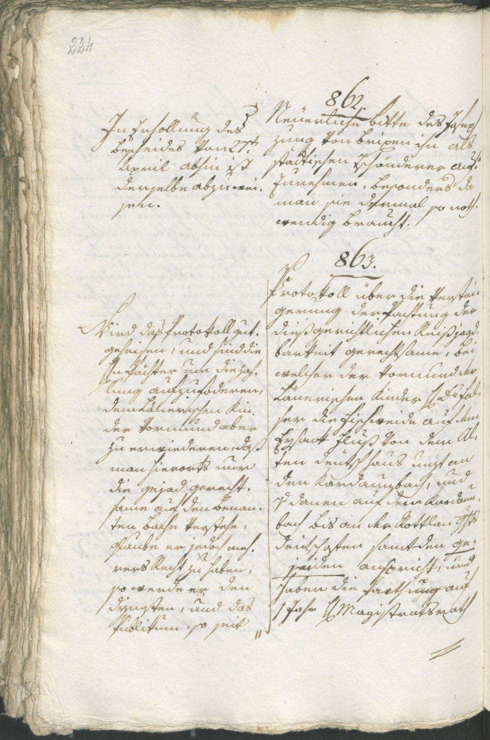 Civic Archives of Bozen-Bolzano - BOhisto Ratsprotokoll 1805 