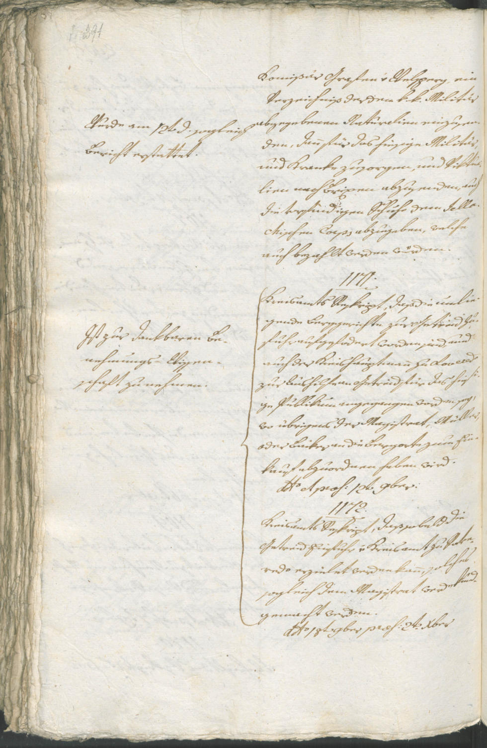 Archivio Storico della Città di Bolzano - BOhisto protocollo consiliare 1805 