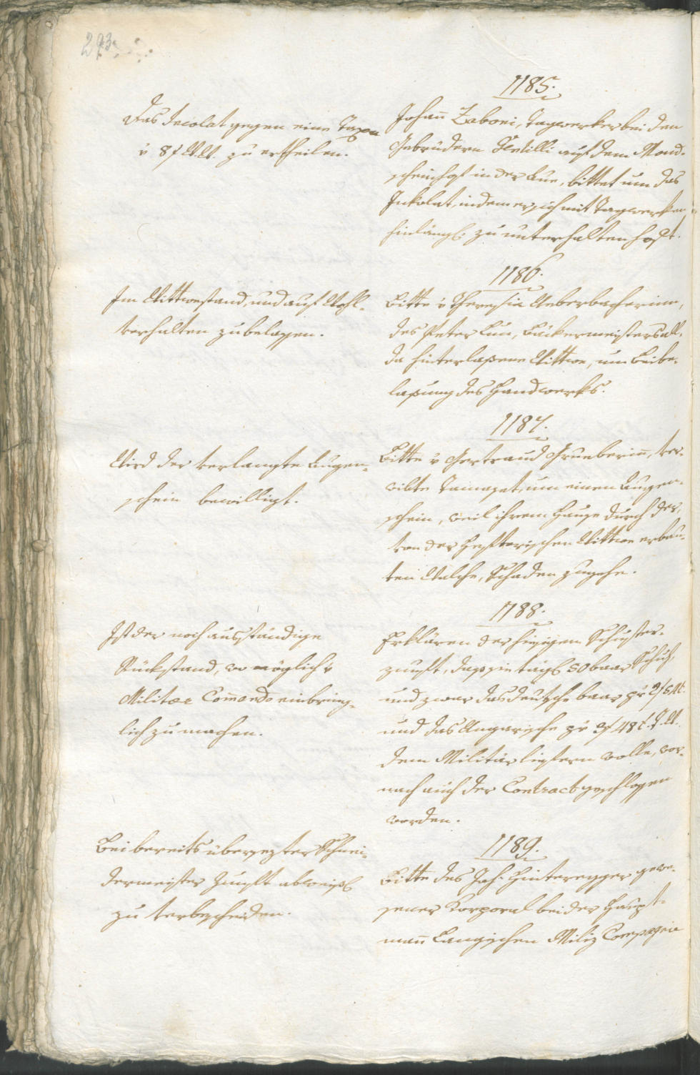 Civic Archives of Bozen-Bolzano - BOhisto Ratsprotokoll 1805 