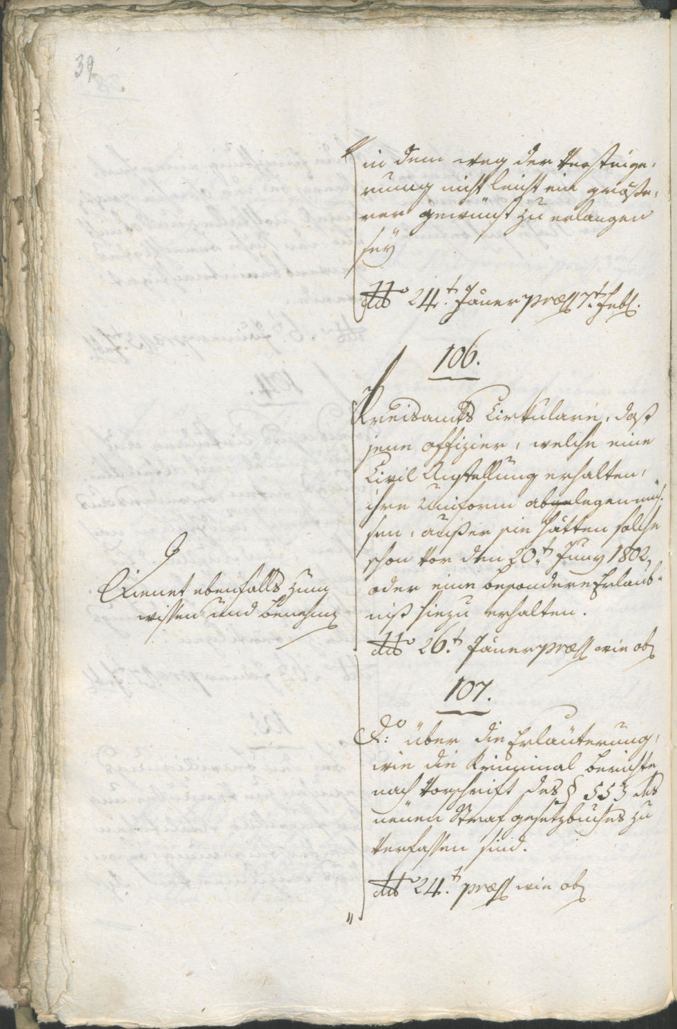Stadtarchiv Bozen - BOhisto Ratsprotokoll 1805 