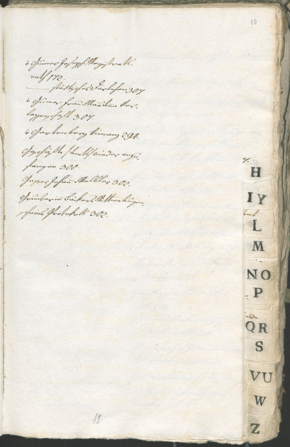 Stadtarchiv Bozen - BOhisto Ratsprotokoll 1805 