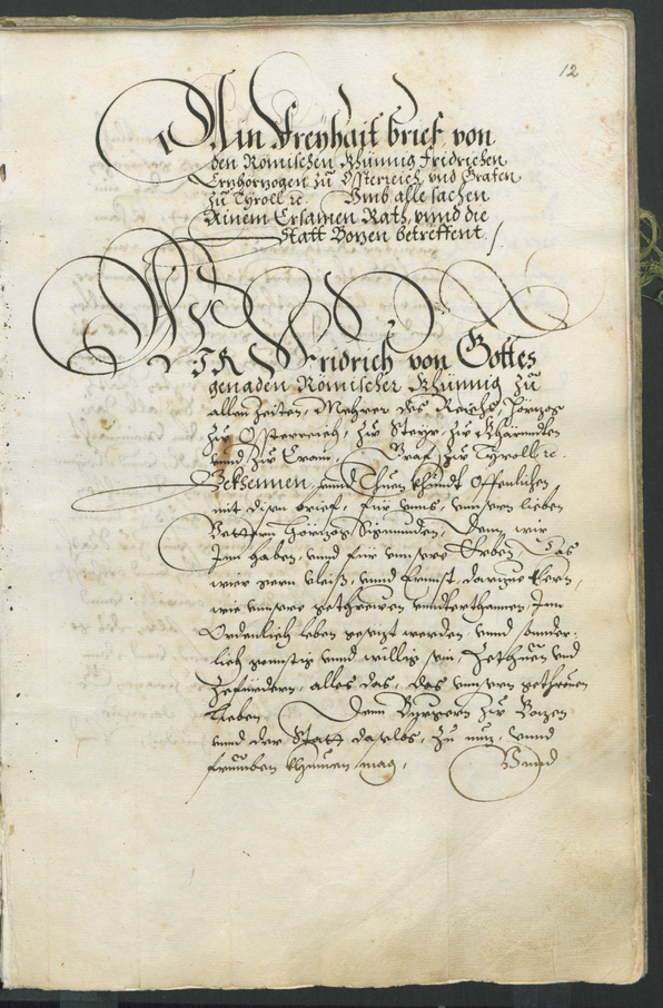 Archivio Storico della Città di Bolzano - BOhisto Libro copiale 1322-1569 