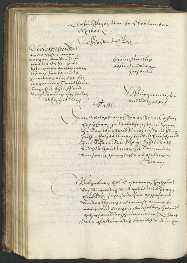 Archivio Storico della Città di Bolzano - BOhisto protocollo consiliare copiale  1598/1601 