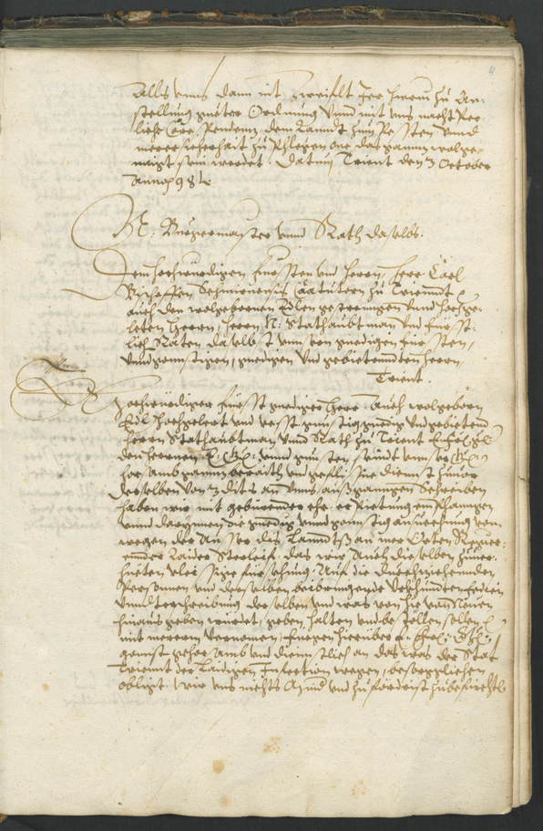 Archivio Storico della Città di Bolzano - BOhisto protocollo consiliare copiale  1598/1601 