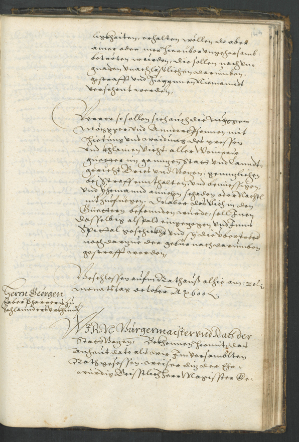 Archivio Storico della Città di Bolzano - BOhisto protocollo consiliare copiale  1598/1601 