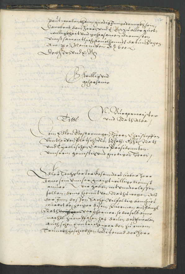 Archivio Storico della Città di Bolzano - BOhisto protocollo consiliare copiale  1598/1601 