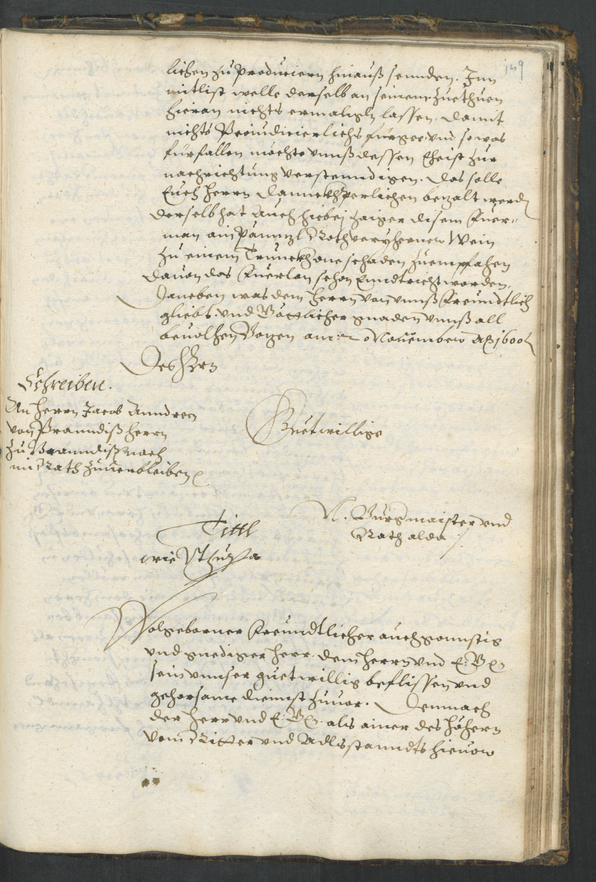 Archivio Storico della Città di Bolzano - BOhisto protocollo consiliare copiale  1598/1601 