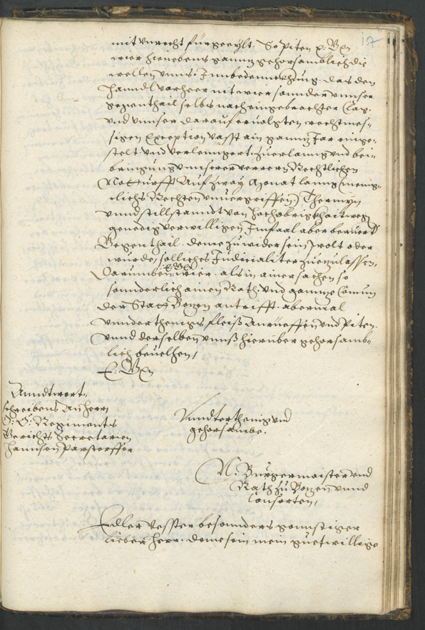 Archivio Storico della Città di Bolzano - BOhisto protocollo consiliare copiale  1598/1601 