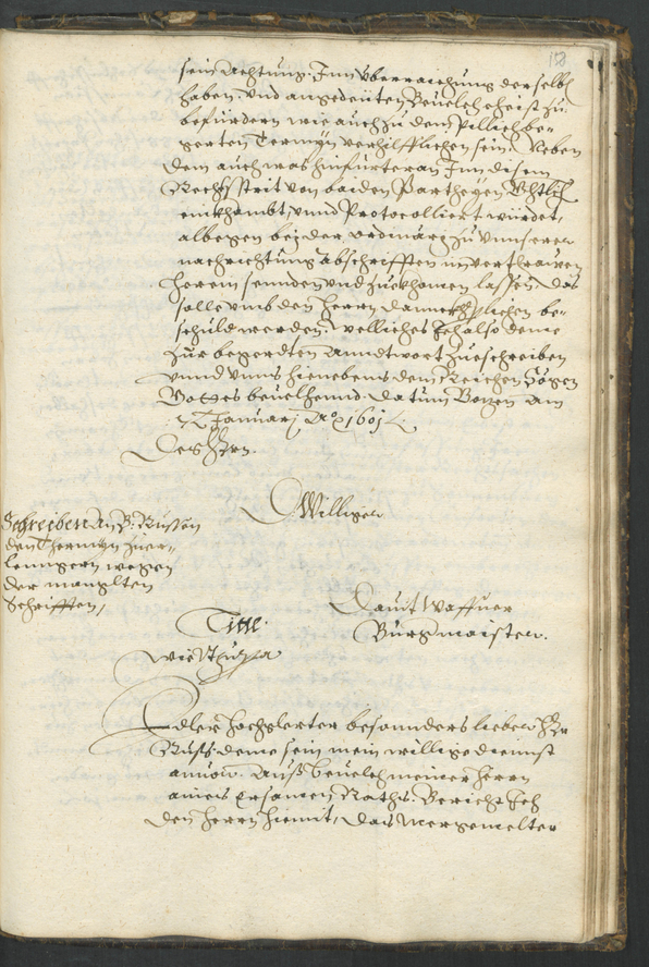 Archivio Storico della Città di Bolzano - BOhisto protocollo consiliare copiale  1598/1601 