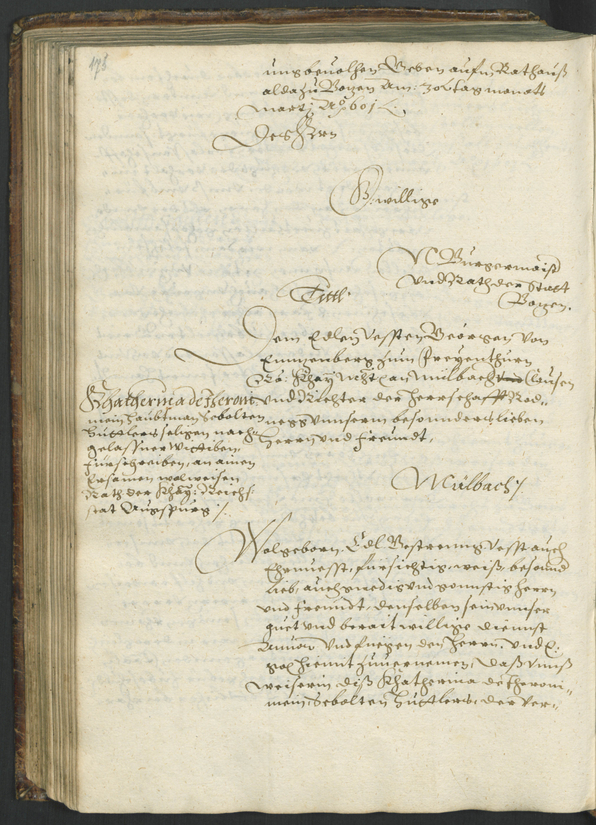 Archivio Storico della Città di Bolzano - BOhisto protocollo consiliare copiale  1598/1601 