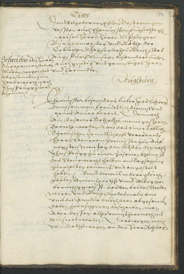 Civic Archives of Bozen-Bolzano - BOhisto Ratskopeibuch 1598/1601 