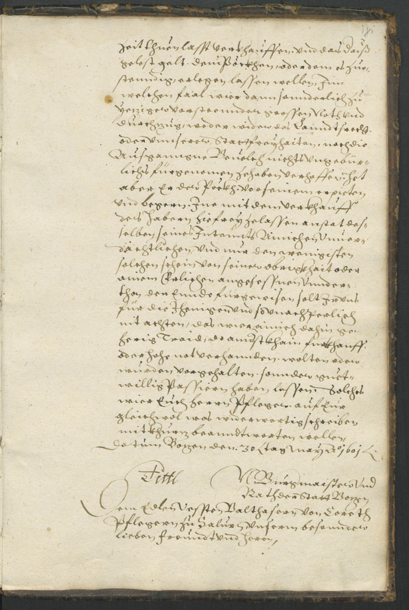 Archivio Storico della Città di Bolzano - BOhisto protocollo consiliare copiale  1598/1601 