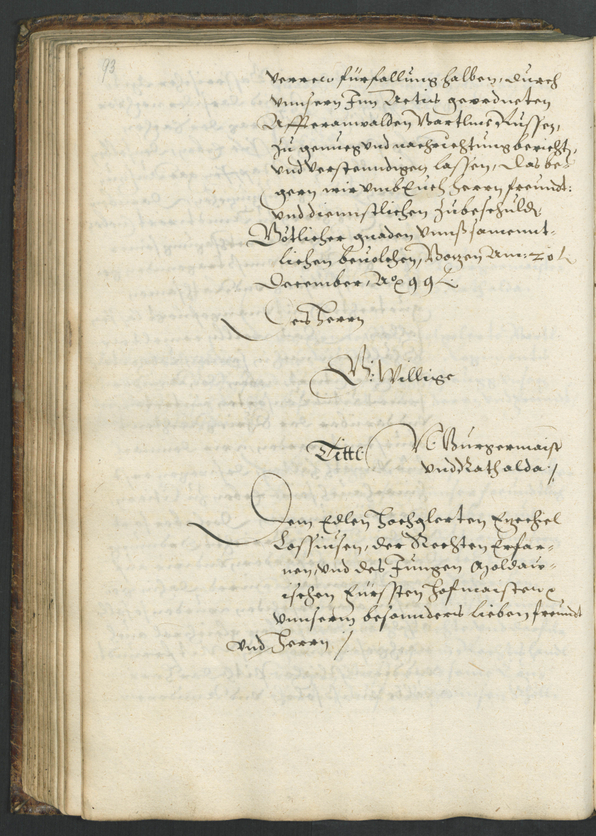 Archivio Storico della Città di Bolzano - BOhisto protocollo consiliare copiale  1598/1601 