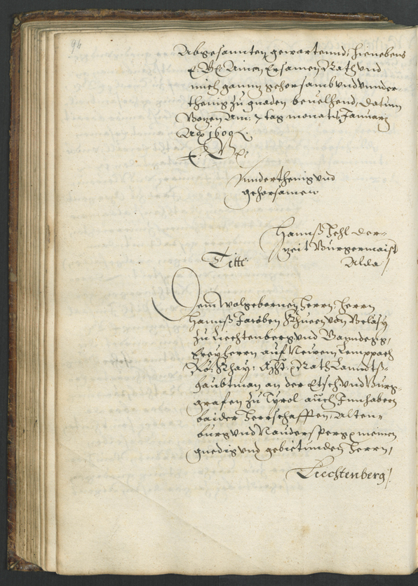 Archivio Storico della Città di Bolzano - BOhisto protocollo consiliare copiale  1598/1601 