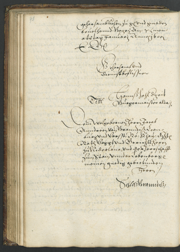 Stadtarchiv Bozen - BOhisto Ratskopeibuch 1598/1601 