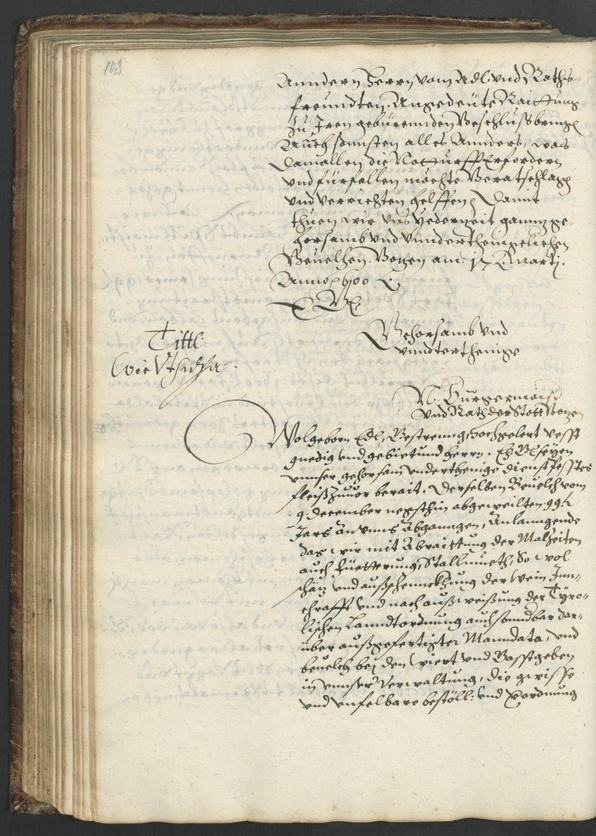 Archivio Storico della Città di Bolzano - BOhisto protocollo consiliare copiale  1598/1601 