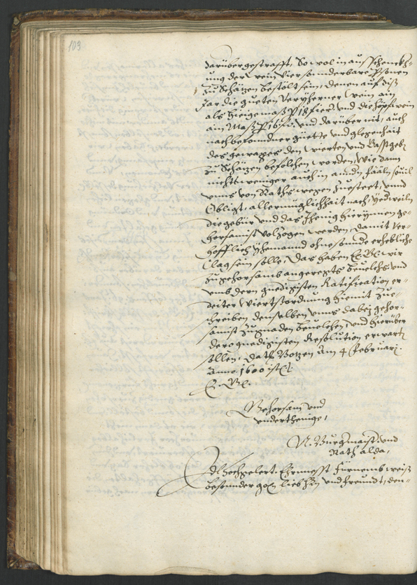 Archivio Storico della Città di Bolzano - BOhisto protocollo consiliare copiale  1598/1601 