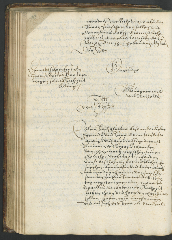 Archivio Storico della Città di Bolzano - BOhisto protocollo consiliare copiale  1598/1601 