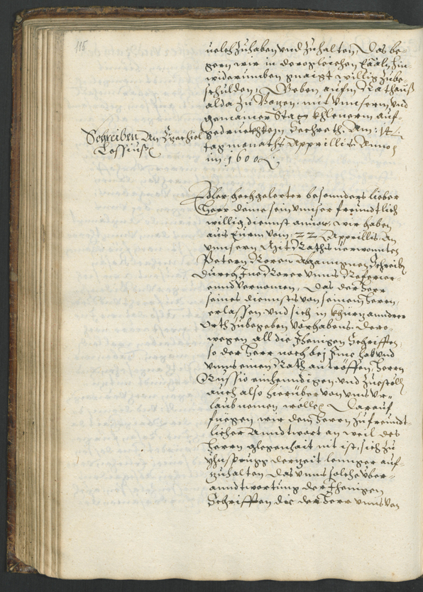 Archivio Storico della Città di Bolzano - BOhisto protocollo consiliare copiale  1598/1601 