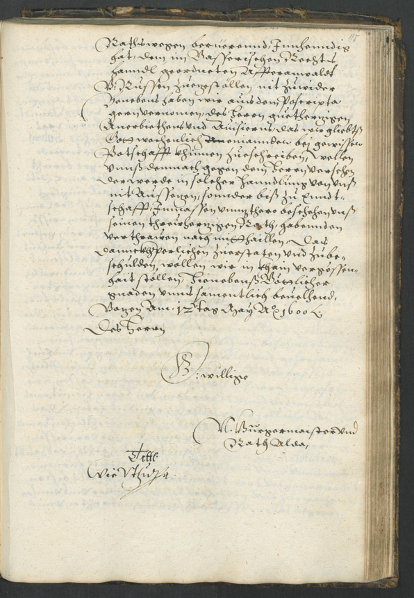 Archivio Storico della Città di Bolzano - BOhisto protocollo consiliare copiale  1598/1601 