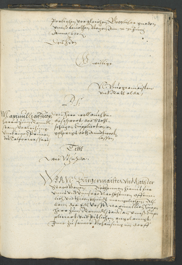 Archivio Storico della Città di Bolzano - BOhisto protocollo consiliare copiale  1598/1601 